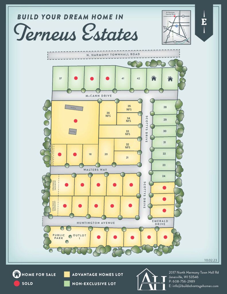 Terneus Estates Plat Map